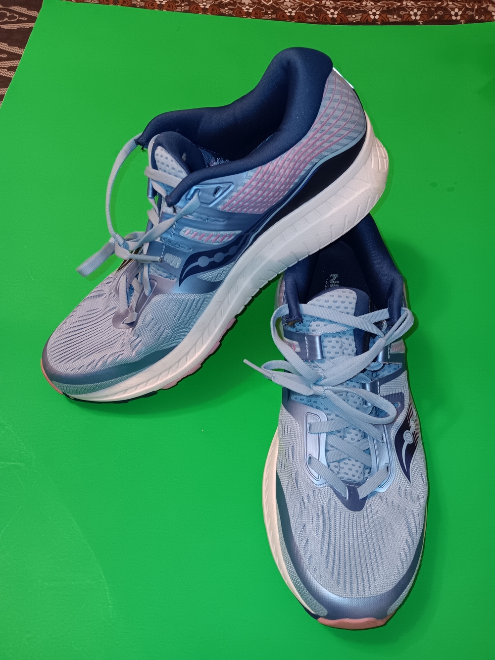 Saucony RIDE ISO EVERRUN Blue Running Shoes/Sneakers Preowned Women’s Sz 12